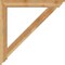 Ekena Millwork Traditional Traditional Rough Sawn Bracket, Western Red Cedar, 4"W x 38"D x 38"H BKT04X38X38TRA01RWR - alternate 2